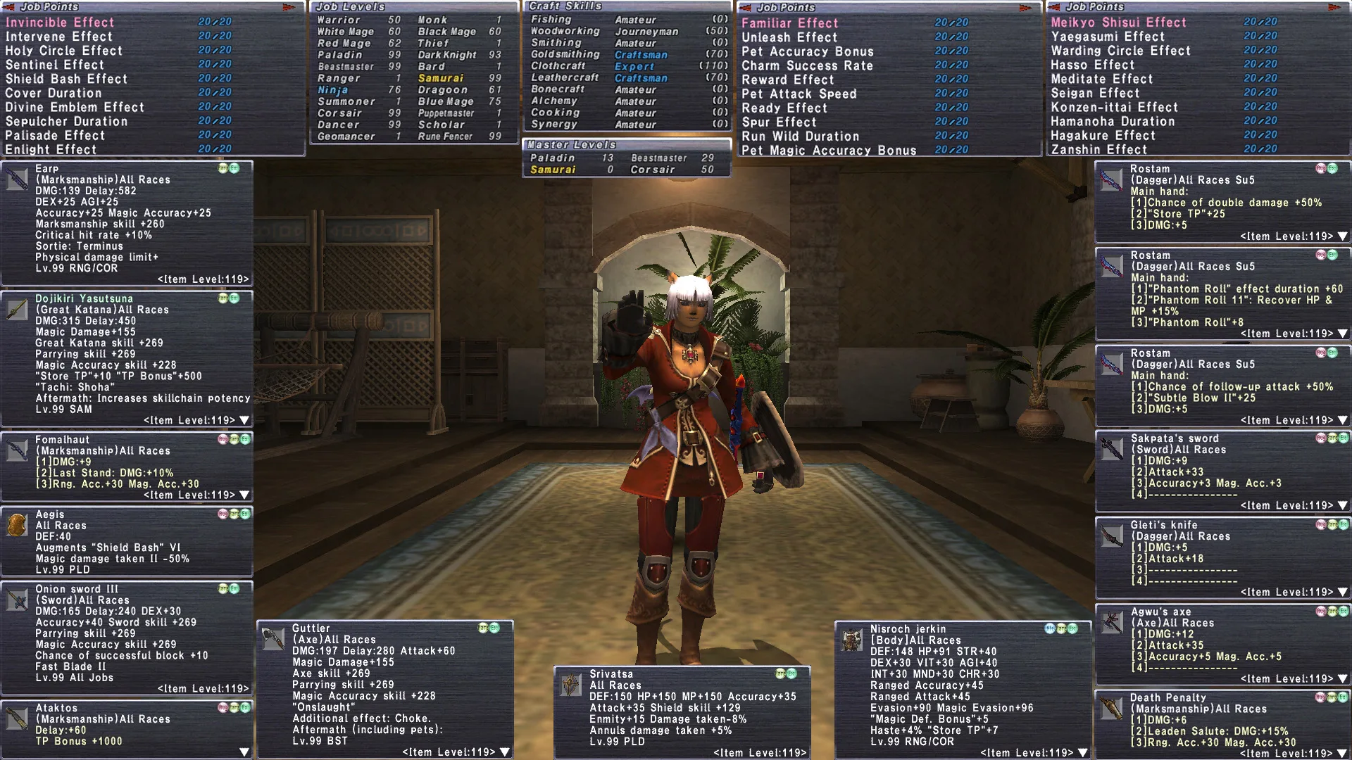 Mithra Female FFXI account screenshot 1