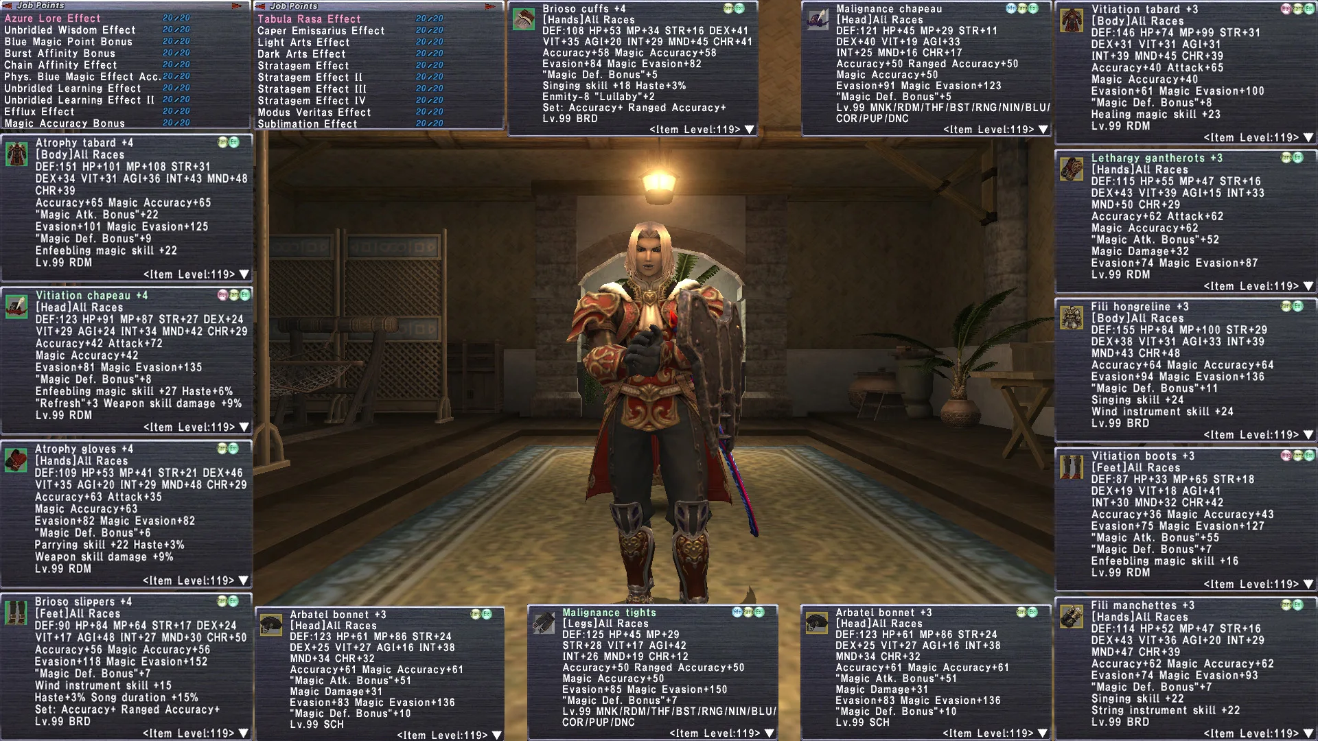 Hume Male FFXI account screenshot 2
