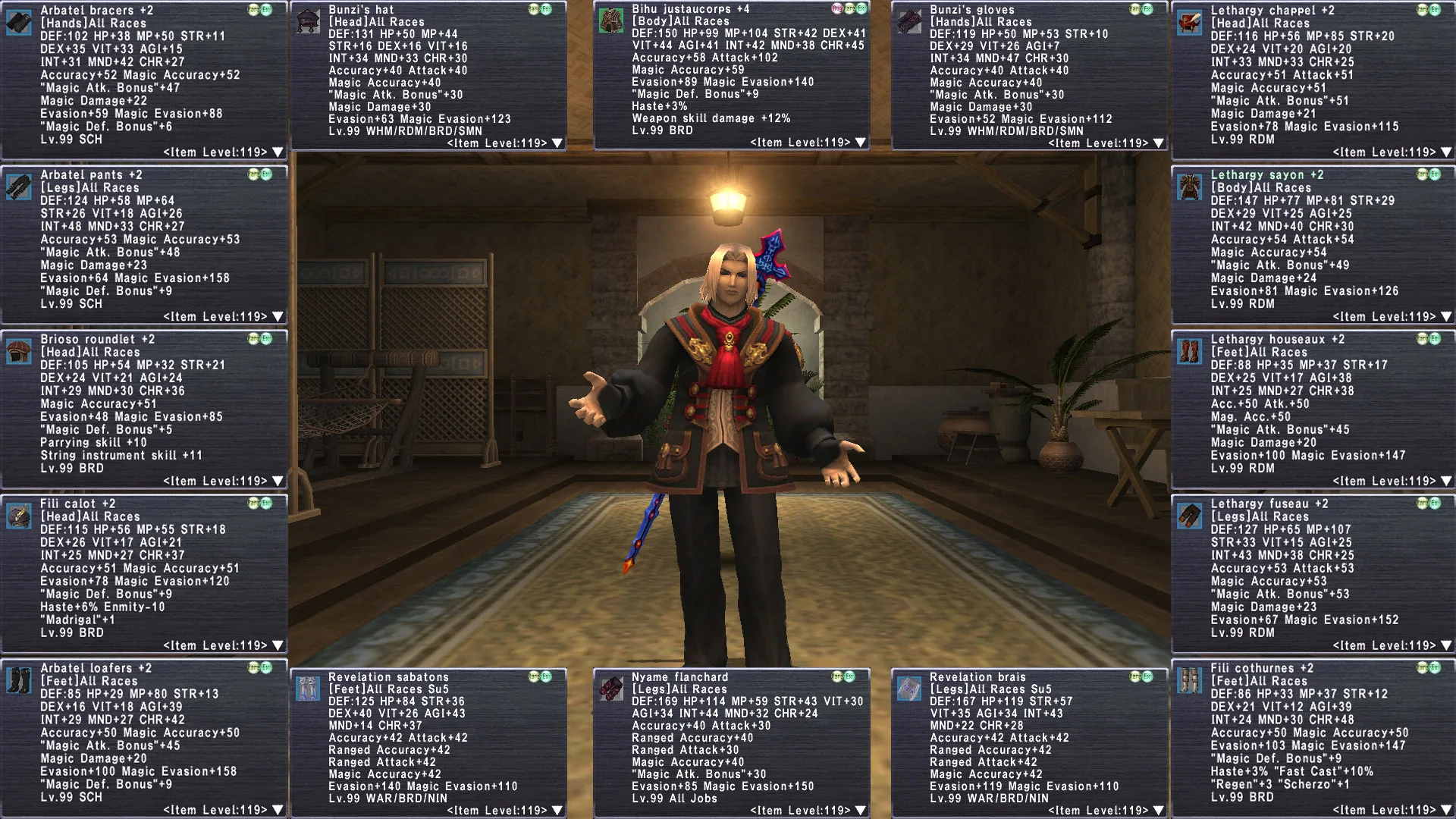 Hume Male FFXI account screenshot 3