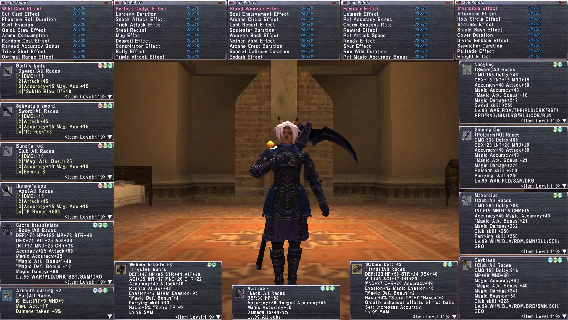 Mithra Female FFXI account screenshot 2