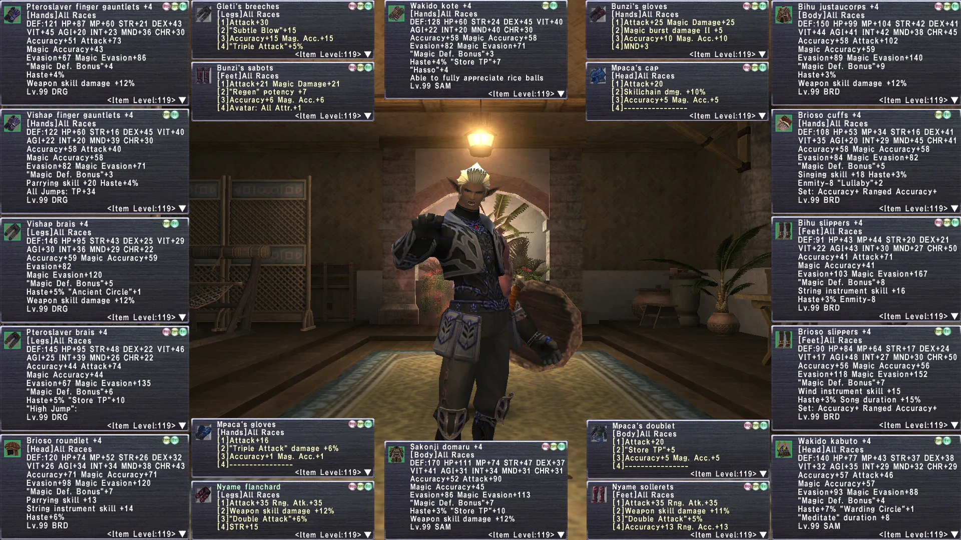 Hume Male FFXI account screenshot 6