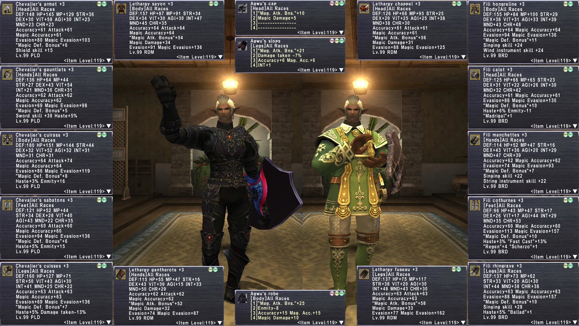 Hume Male FFXI account screenshot 9