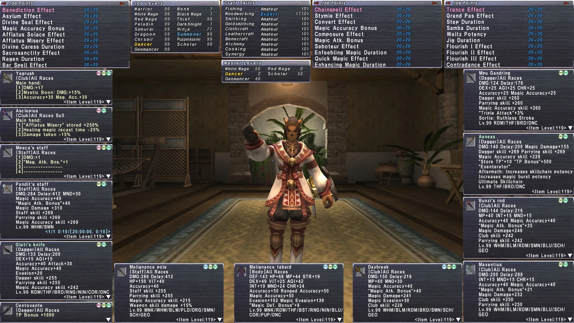 Mithra Female FFXI account preview