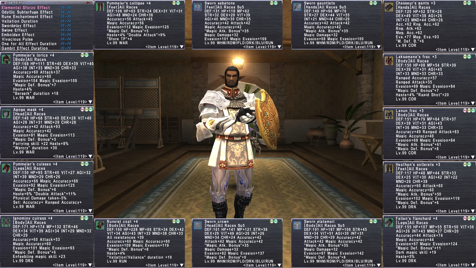 Elvaan Male FFXI account screenshot 3