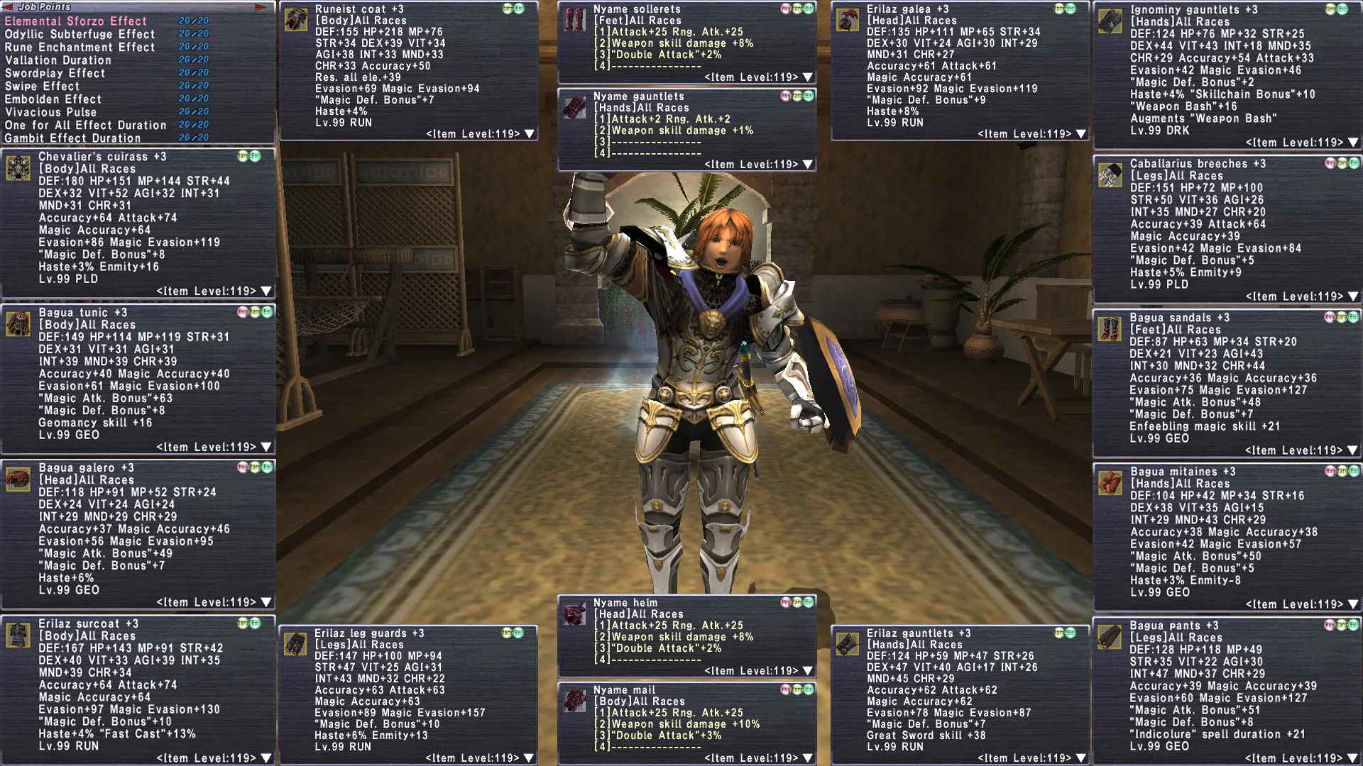 Hume Male FFXI account screenshot 3