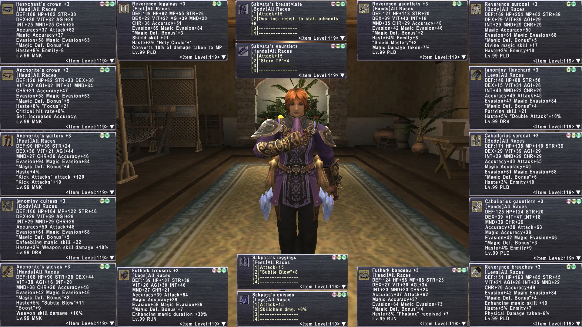 Hume Male FFXI account screenshot 4
