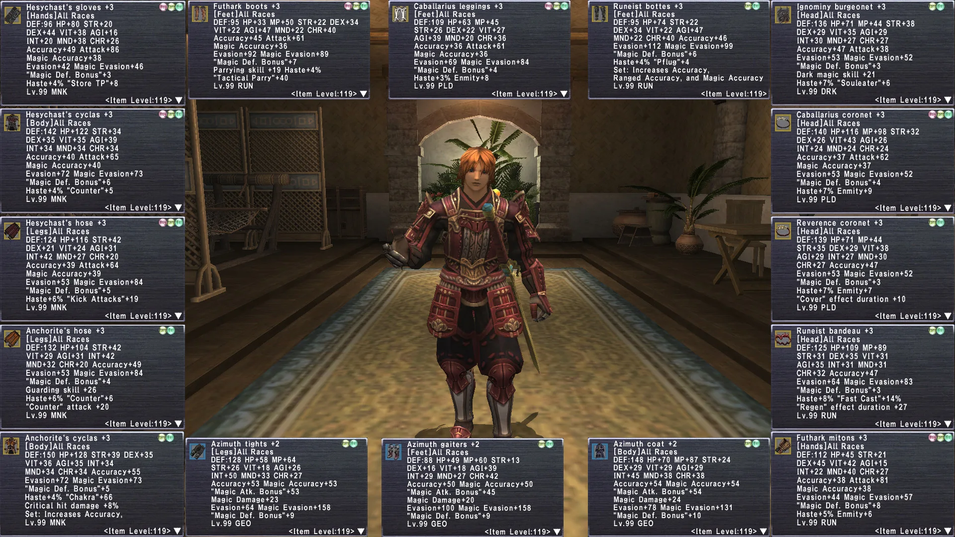 Hume Male FFXI account screenshot 5