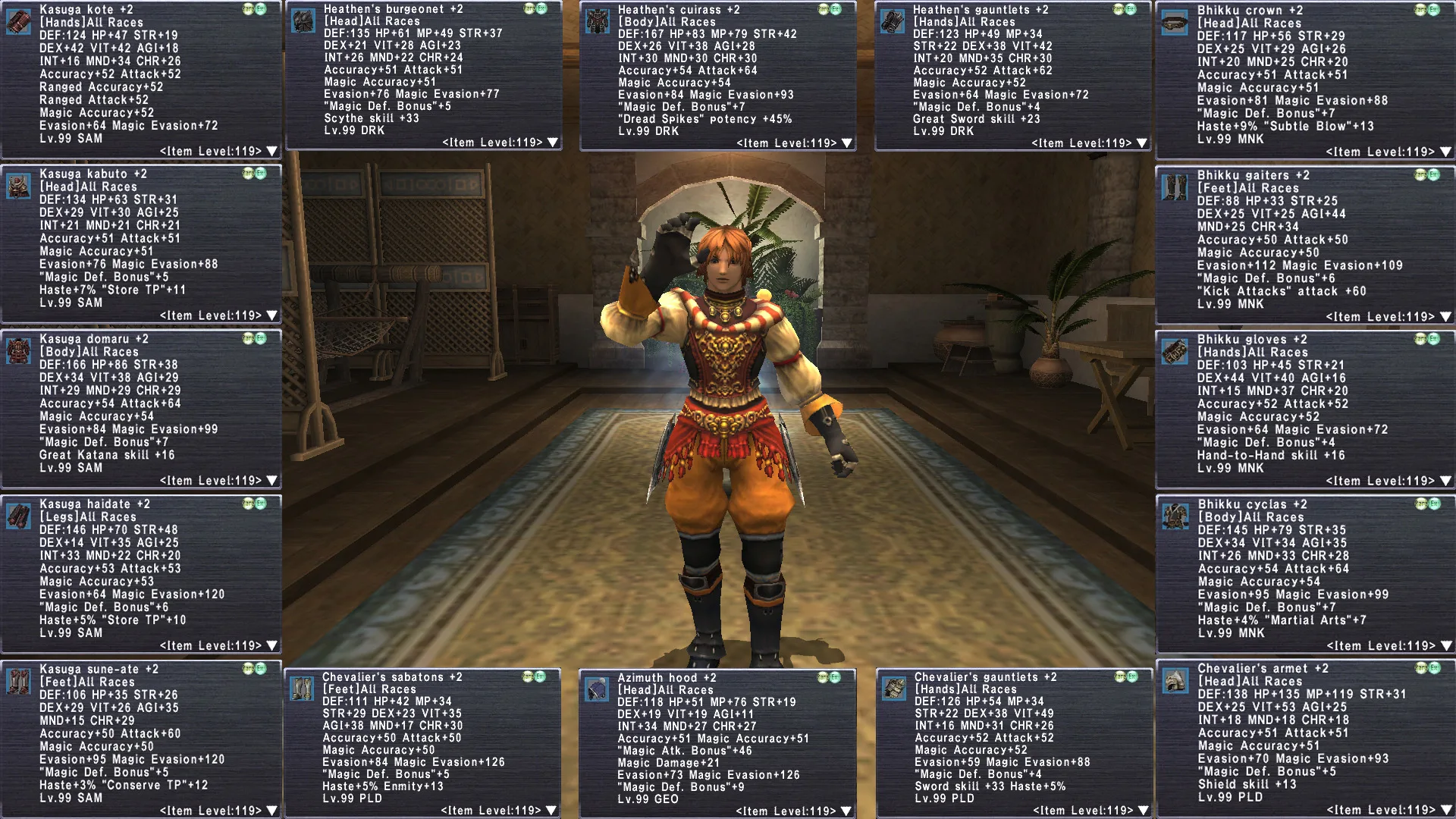 Hume Male FFXI account screenshot 6