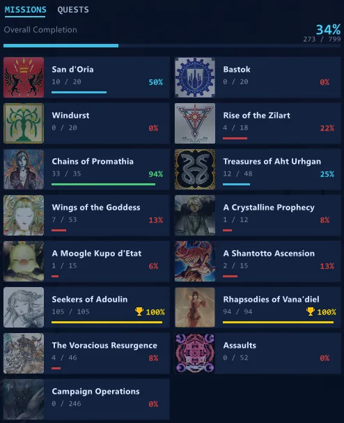 Galka Male FFXI account screenshot 2