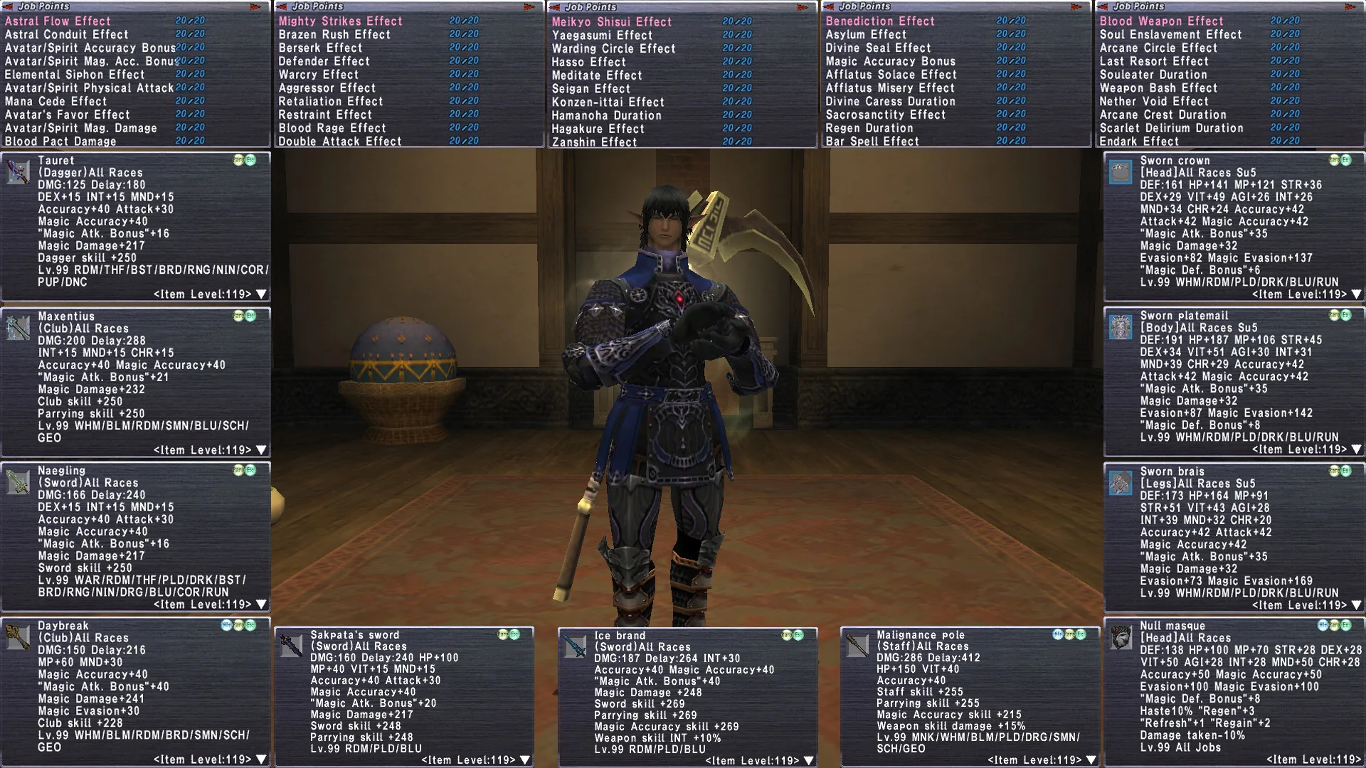 Elvaan Male FFXI account screenshot 2